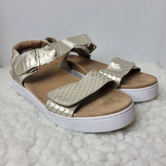 Vionic Effie Casual Strappy Sandals Women's Size 9.5 Walking Strappy Open Toe - Picture 1 of 9